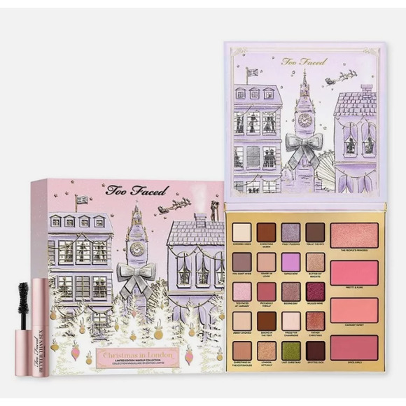 Too Faced Christmas in London Makeup Collection Eyeshadow Face Palette Gift Set - Picture 1 of 1